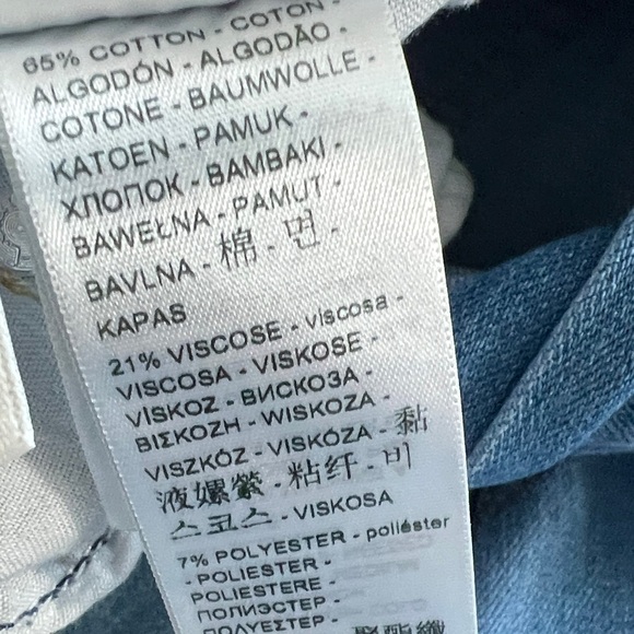 Levi's Blue Distressed Flare Jeans - Picture 4 of 4